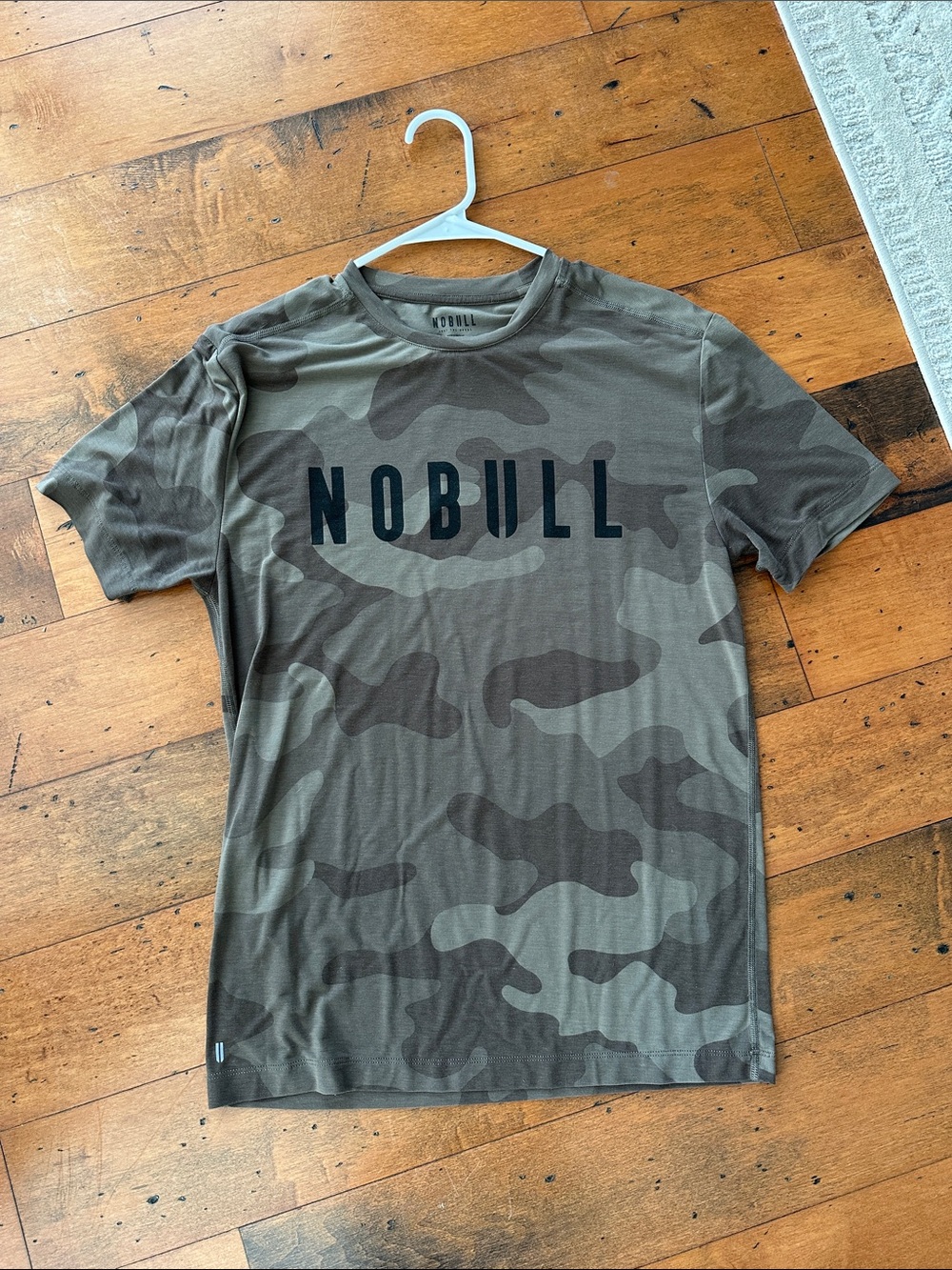 NOBULL Olive Green Camo Short Sleeve Tee